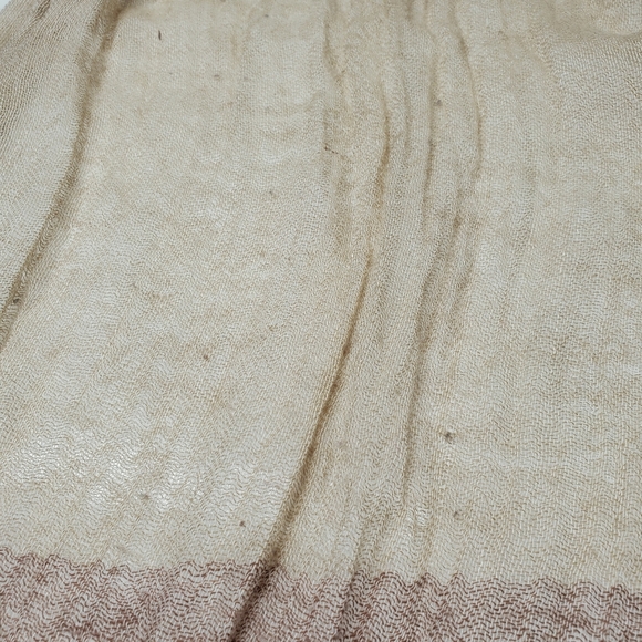 Lightweight Tricolor Striped Colorblock Scarf - Picture 4 of 6